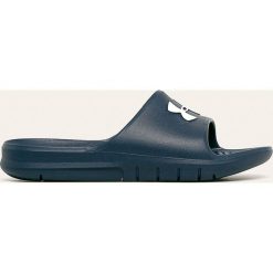 Under Armour - Klapki. Pomarańczowe kapcie męskie Under Armour, z gumy, bez zapięcia. W wyprzedaży za 69,90 zł.