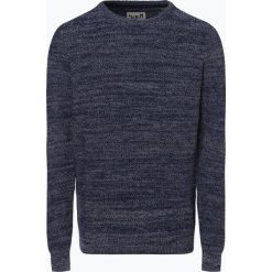 DENIM by Nils Sundström - Sweter męski, niebieski. Niebieskie swetry klasyczne męskie marki DENIM by Nils Sundström, l, z denimu. Za 129,95 zł.