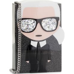 Torebka KARL LAGERFELD - 96KW3254 Black. Czarne torebki klasyczne damskie KARL LAGERFELD, bez wzorów, z tworzywa sztucznego, wizytowe, bez dodatków. W wyprzedaży za 669,00 zł.