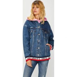 Levi's - Kurtka. Niebieskie kurtki damskie Levi's®, s, bez wzorów, z bawełny, krótkie, bez kaptura. W wyprzedaży za 319,90 zł.