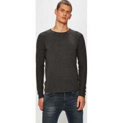Selected - Sweter. Szare swetry męskie Selected, m, bez wzorów, z bawełny, z okrągłym kołnierzem, bez kaptura. W wyprzedaży za 69,90 zł.