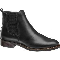 Botki damskie 5th Avenue czarne. Czarne botki damskie na obcasie 5th Avenue, z materiału, eleganckie, na zamek. Za 239,90 zł.