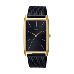 CASIO Collection LTP E156MGB-1A. Czarne zegarki damskie CASIO. W wyprzedaży za 320,00 zł.