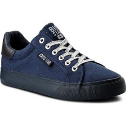 Tenisówki BIG STAR - AA274A057 Navy. Niebieskie półbuty damskie marki BIG STAR, bez wzorów, z gumy, bez zapięcia. Za 99,00 zł.