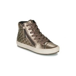 Buty Dziecko Geox J KALISPERA GIRL. Szare trampki dziewczęce Geox, bez wzorów, bez zapięcia. Za 279,00 zł.