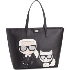 Torebka KARL LAGERFELD - K/Ikonik Shopper 86KW3078 Black. Czarne torebki klasyczne damskie marki KARL LAGERFELD, ze skóry, duże. Za 1339,00 zł.