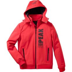 Kurtka softshell Regular Fit bonprix czerwony. Czerwone płaszcze męskie bonprix, m, bez wzorów, z materiału. Za 89,99 zł.