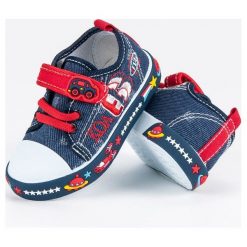 Buty dziecięce: Dziecięce trampki space AMERICAN CLUB niebieskie