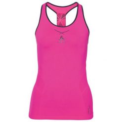 Topy sportowe damskie: Odlo Koszulka tech. Odlo Ceramicool seamless Singlet crew neck rozmiar S różowy