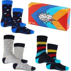BOMB Socks Orlovski 3pak Mix2. Skarpetki męskie Edward Orlovski, bez wzorów, z elastanu. Za 29,00 zł.