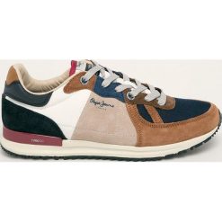 Pepe Jeans - Buty Tinker Pro Summerland. Pomarańczowe buty sportowe męskie Pepe Jeans, z jeansu, na sznurówki. W wyprzedaży za 329,90 zł.