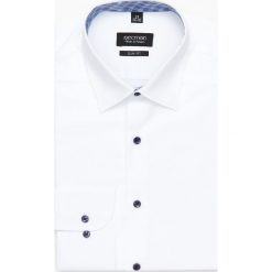 Koszula bexley 2924e długi rękaw slim fit biały. Białe koszule męskie Recman, m, bez wzorów, bez kołnierzyka, z długim rękawem. Za 159,00 zł.