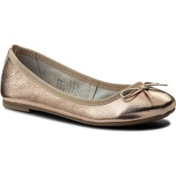 Baleriny MARCO TOZZI - 2-22122-20 Rose Metallic 952. Różowe baleriny damskie Marco Tozzi, bez wzorów, ze skóry ekologicznej, bez obcasa. W wyprzedaży za 159,00 zł.