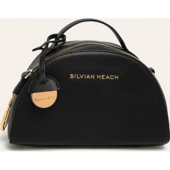 Silvian Heach - Torebka. Pomarańczowe listonoszki damskie Silvian Heach, w paski, z poliesteru, klasyczne, na ramię, małe, bez dodatków. Za 279,90 zł.