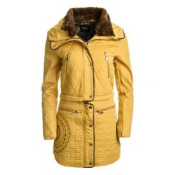 Desigual Kurtka Damska California 36 Żółty. Żółte kurtki damskie marki Desigual, bez wzorów, bez kaptura. W wyprzedaży za 722,00 zł.