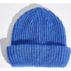 Czapka beanie - Niebieski. Niebieskie czapki zimowe damskie Sinsay. Za 19,99 zł.
