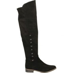 Kozaki - 1130 CAM NER. Czarne buty zimowe damskie marki Venezia, ze skóry. Za 299,00 zł.