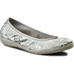 Baleriny damskie lakierowane: Baleriny CAPRICE - 9-22142-28 Silver Metal. 920