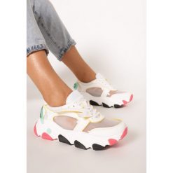 Białe Sneakersy Evimellia. Białe sneakersy damskie Born2be. W wyprzedaży za 79,99 zł.