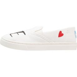 Creepersy damskie: TOMS LUCA Półbuty wsuwane white