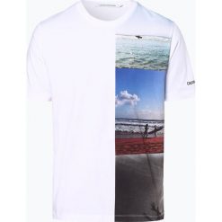 Calvin Klein Jeans - T-shirt męski, biały. Białe t-shirty męskie Calvin Klein Jeans, s, bez wzorów, z jeansu, eleganckie, bez kołnierzyka. Za 229,95 zł.
