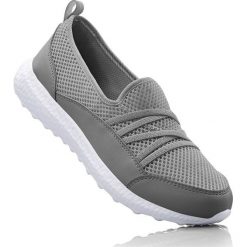 Sneakersy z pianką "youfoam" bonprix szary. Szare buty sportowe damskie bonprix, bez wzorów, z materiału, sportowe. Za 59,99 zł.