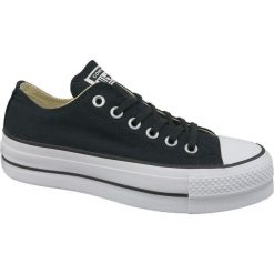Converse Chuck Taylor All Star Lift 560250C 39 Czarne. Czarne buty sportowe damskie Converse, bez wzorów, z tkaniny, sportowe. W wyprzedaży za 299,99 zł.