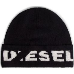 Czapka DIESEL - K-Coder-C Cap 00SPQP 0DAOB 900 Czarny. Czarne czapki męskie Diesel, na zimę, bez wzorów, z bawełny. W wyprzedaży za 159,00 zł.