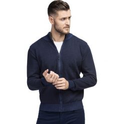 Sweter ILARIO SWGR000225. Pomarańczowe swetry męskie Giacomo Conti, na zimę, m, bez wzorów, z bawełny, bez kołnierzyka, bez kaptura. Za 199,00 zł.