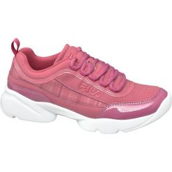 Sneakersy damskie Fila różowe. Różowe sneakersy damskie Fila, z materiału. Za 139,00 zł.