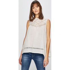 Answear - Top Secret Garden. Żółte bluzki damskie marki ANSWEAR, s, bez wzorów, z bawełny, z okrągłym kołnierzem. Za 69,90 zł.