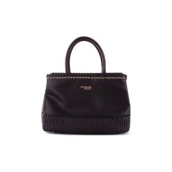 Torebki do ręki Trussardi 75B00750-9Y099999. Czarne torebki klasyczne damskie marki Trussardi, bez wzorów, do ręki, bez dodatków. Za 696,66 zł.