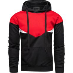 Bluza męska czarna z kapturem Recea. Czarne bluzy męskie Recea, xl, z nadrukiem, z bawełny, z kapturem, bez rękawów, z kapturem. Za 69,99 zł.