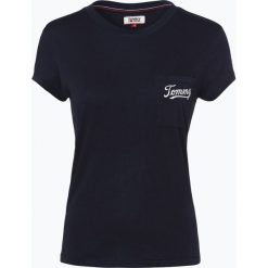 Tommy Jeans - T-shirt damski, niebieski. Niebieskie t-shirty damskie Tommy Jeans, s, z jeansu. Za 139,95 zł.