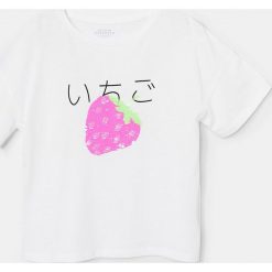 Bawełniany t-shirt z cekinami - Biały. Białe t-shirty damskie Reserved, bez wzorów, z bawełny, bez kołnierzyka. W wyprzedaży za 15,99 zł.