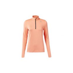 Swetry Reebok Sport Koszulka Running Essentials Quarter-Zip. Różowe swetry damskie marki Reebok Sport, s, bez wzorów, sportowe, bez rękawów, bez kaptura. Za 199,00 zł.