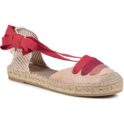 Espadryle VIDORRETA - Campesina 21388 Nude. Brązowe espadryle damskie Vidorreta, bez wzorów, ze skóry, bez obcasa. Za 369,00 zł.
