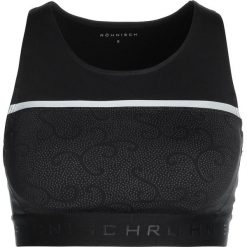 Biustonosze sportowe: Röhnisch TRULY BRA Biustonosz sportowy black tonal maasai flower