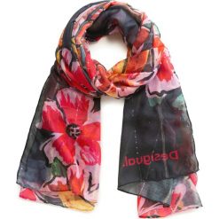 Desigual Banana Szalik Czerwony Wielokolorowy. Czerwone szaliki damskie Desigual, z poliesteru. Za 163,95 zł.