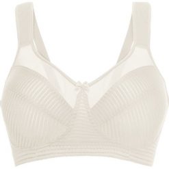 Biustonosz minimizer bez fiszbinów bonprix szampan. Brązowe biustonosze bonprix, bez wzorów. Za 54,99 zł.