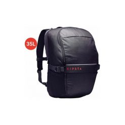 Plecak Classic 35 litrów. Czarne plecaki męskie marki KIPSTA, z materiału, sportowe. Za 79,99 zł.