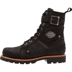 Buty zimowe męskie: Harley Davidson WICKSON Botki kowbojki i motocyklowe black