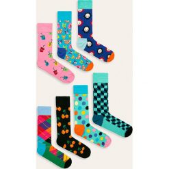 Happy Socks - Skarpetki 7-Day Gift Box (7-pack). Skarpetki męskie Happy Socks, bez wzorów, z elastanu. W wyprzedaży za 199,90 zł.
