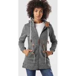 Szara Bluza Alluriel. Szare bluzy damskie Born2be, s, bez wzorów, bez rękawów, bez kaptura. Za 109,99 zł.
