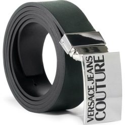 Pasek Męski VERSACE JEANS COUTURE - D8YVBF32 71453 899. Czarne paski męskie Versace Jeans Couture, w paski, z jeansu. Za 389,00 zł.