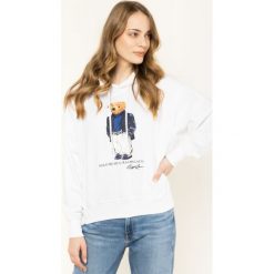 Bluza Polo Ralph Lauren Bear 211782941. Białe bluzy damskie Polo Ralph Lauren, xxs, bez wzorów, z bawełny, bez rękawów, bez kaptura. W wyprzedaży za 679,00 zł.