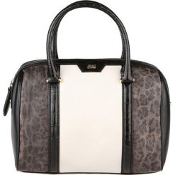 Torebki klasyczne damskie: Torebka w kolorze brązowo-kremowym – (S)26 x (W)20 x (G)14 cm