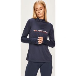 Tommy Sport - Legginsy. Niebieskie topy damskie Tommy Sport, s, bez wzorów, z poliesteru, bez kołnierzyka. Za 259,90 zł.