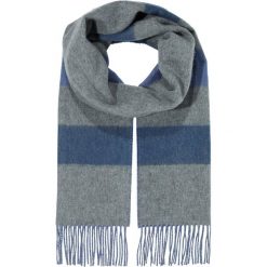 Johnstons Cashmere Szal grey. Szare szaliki męskie marki Johnstons Cashmere, z wełny. Za 539,00 zł.