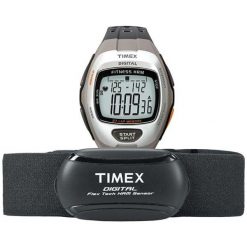 Timex Ironman Zone Trainer 27 Lap Hrm T5K735. Szare zegarki męskie marki Timex. W wyprzedaży za 254,00 zł.